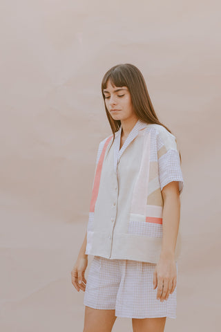 BLUSA FINA ROSA POJAGI