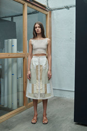 FALDA VICTORIA BEIGE POJAGUI
