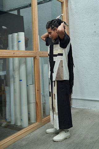 PANTALÓN PALMA NEGRO POJAGI
